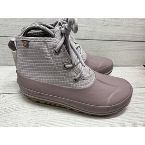 Bogs Classic Casual Check Women's Casual Boots, Black, US 7